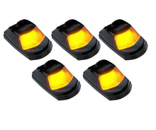 Load image into Gallery viewer, RECON Smoked Lens - Strobing White &amp; Amber 5-PC LED Cab Roof Light Kit for 2017-2022 Ford
