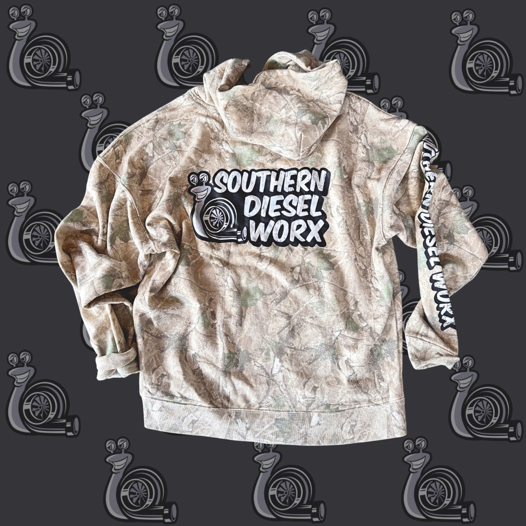 Muted Camo Lightweight Hoodie