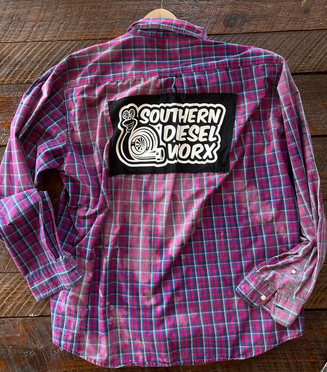 SDW Pink Button Up